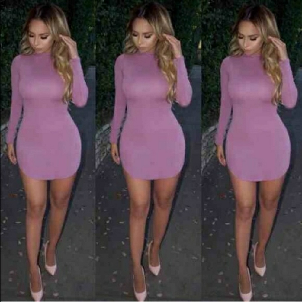 Naked Wardrobe NW mini dress lilac sold out Kylie